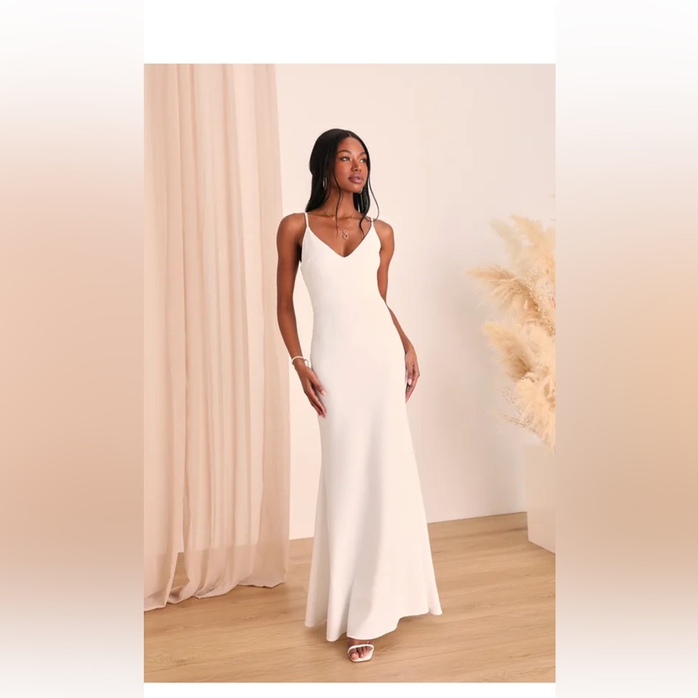 Long white dress